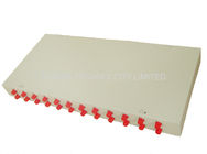 Optical Fiber Rack Mounted ODF Patch Panel 19 Inch 24 Ports Cold Rolled Steel 1.0mm