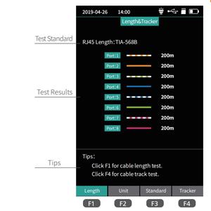 1310/1550nm SM Test Range 5m-60Km Mini OTDR 9 in 1 Tester dengan APC UPC SC/FC/ST/LC Adapter 5