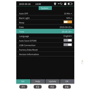 1310/1550nm SM Test Range 5m-60Km Mini OTDR 9 in 1 Tester dengan APC UPC SC/FC/ST/LC Adapter 6