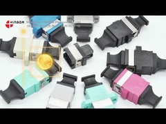 MPO MTP Fiber Optic Adapter Coupler 12 Fiber OM4 Untuk Sistem Patching Pusat Data