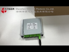 1x8 ISO Fiber Optic PLC Splitter Cassette dimuat dengan SC APC Connector