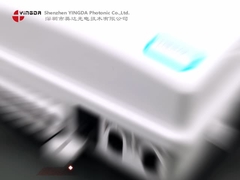 FDB0324 Putih PC SC Fiber Optic Termination Box ODB OSB 24 Port Hinge Desain