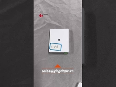 FTB86L SC LC Fiber Optic Wall Outlet Untuk Indoor Putih ABS Material Splice Cassette