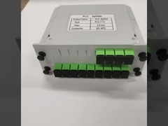 Optical Splitter PLC Cassette dengan Pigtail 1x8 PLC Balanced Inset Type SC APC LGX Splitter Box