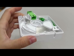 Kotak terminal serat FTB001S dengan serat optik tak terlihat pada kotak