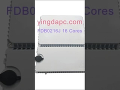 FDB0216J 16port FTTH 1*8 PLC Splitter Optical Distribution Box IP65 Indonesia Telecom 2 Pintu Abu-abu