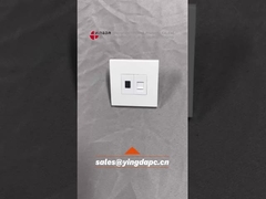 Fiber Optic Wall Mount Socket Dengan SC dan RJ45 Modul CAT5E