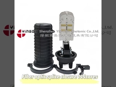 GJS-9501B 144 Core Heat Shrink Dome Fiber Optic Splice Closure 1 Oval 4ports Arial Pole Wall Mount