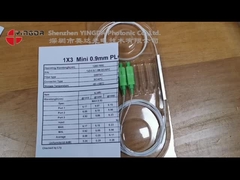 1x9 Steel Tube NAP Fiber Optical Splitter G657A1 FTTR PLC Splitter SC APC Connector