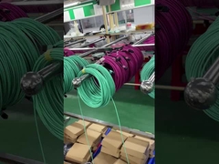 MPO 8 LC 3 MTP MPO Kabel Patch Cord Dengan QSFP SR4 Optical Transceivers