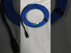 Pre-Terminated FTTH Armored Fiber Optic Patch Cord LC APC UL V0 Flame Retardant