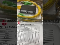 Kompak Fiber Optic PLC Splitter 1x2 Modul Kaset, Fused Welding FTB Coupler