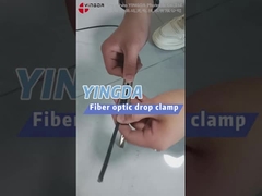 Metal stainless steel drop wire clamp kabel instalasi kit untuk 2x5mm flat drop kabel