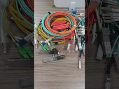 Kuning Tes 3D 96 Fiber MTP MPO Kabel, Fiber Optic Kabel Majelis