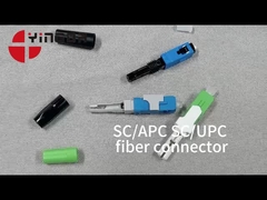 SC FC LC Field Terpasang St Fiber Optic Connector SC / APC Waterproof