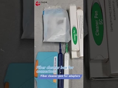 FTTH Optical Fiber One Click LC MU Connector 1.25mm Cleaner Cleaning Pen Tipe Biru CE ROHS