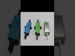 E2000 Fiber Optical Adapter RM Metal Shell Tanpa Flange Untuk Rak ODF