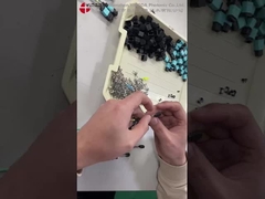 Kabel Rakitan Truk Kabel Patch Fiber Optik MTP MPO APC Female ke Male Polarity B 12