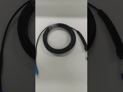 NSN Boot Duplex LC Patch Cord Hitam untuk Solusi Kabel Luar Ruang