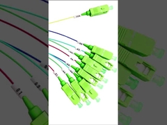 Mendistribusikan sinyal optik secara efisien PLC Fiber Optic Splitter 1*4 Tidak ada konektor untuk jaringan PON