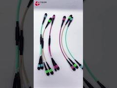 YINGDA High Density MPO SM OM2 OM3 OM4 Fiber Optic Patch Cable untuk solusi jaringan berkinerja tinggi