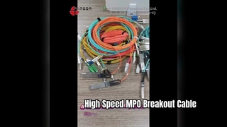 Kabel Breakout MPO ke SC Kepadatan Tinggi untuk Tautan 40G