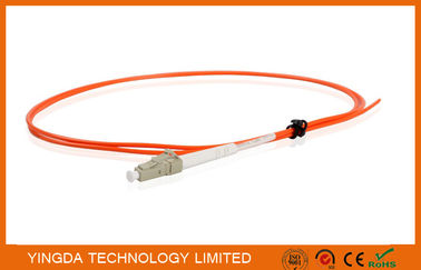 Fiber Pigtails LC Multimode Simplex 2.0mm Diameter LSZH Tight Buffer Orange