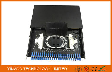 Beli Standard Metal Sliding Tray Fiber Optic 19 "Patch Panel 12/24 Kotak Distribusi Serat Optik Port GPSM-1U / 2U / 4U pembuatan online