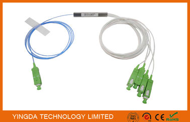 Beli 1 * 4 SC / APC Blockless PLC Splitter Block Type 900um FTTH PON Pasif ODN LSZH 1Meter Kuncir pembuatan online