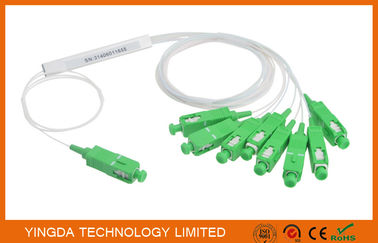 Beli GPON Mini Pemisah Serat Optik Sirkuit Gelombang Cahaya Planar SC/UPC 1x32 PLC Pemisah pembuatan online