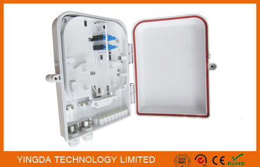 Beli 1x8 PLC Splitter Box Wall Mount Drop Box Kabel, 16 Port Dengan Kelenjar SC Adapter Panel IP65 pembuatan online