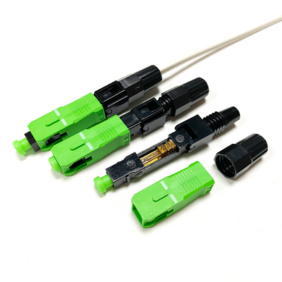 Beli Diskon Rata-Rata 0,3dB IL SC APC Quick Connector Field Dapat Diinstal Untuk Drop Cable pembuatan online