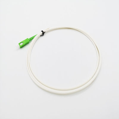 Beli SC / APC SM SX 1.5M Fiber Optic Pigtails 2.0mm 3.0mm Kabel Putih Untuk FTTH Dalam Ruangan pembuatan online