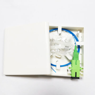 Beli 1 Port FTTH Fiber Optic Termination Box SC APC Socket Panel Dengan Pigtail 1.5m pembuatan online