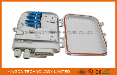 Beli Waterproof 1 x 8 Plc LC SC Kotak Serat Optik Splitter, Kotak Junction Fiber Optic 8Drops pembuatan online