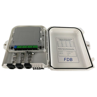 Beli Indoor Outdoor 8 Ports FTTH Fiber Termination Box Screw Lock Untuk LGX Module 1x8 Splitter pembuatan online