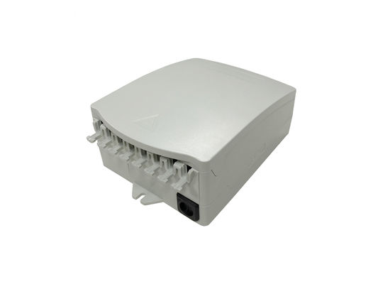 Beli Wall Mount Fiber Optic Terminal Box 8 Port FTTH Indoor NAP Box Untuk 2*5 Flat Drop Cable pembuatan online