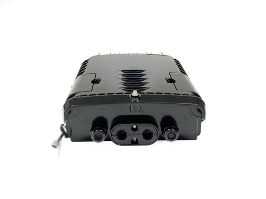 Beli FTTH 16 Port Kabel Drop Datar Kotak Distribusi Serat Optik Splitter Pole Mount ABS NAP pembuatan online