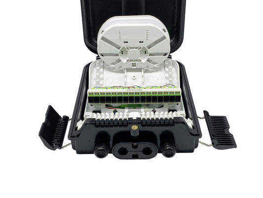 Beli 24 Core FTTH Pole Mounted Splitter Pigtails Adaptor Kotak Pemutusan Kabel Serat Optik pembuatan online