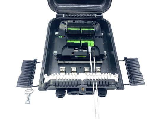 Beli Kotak Distribusi Optik Plastik Mid Span ABS PC SC Reinforced Adapter 16 Port pembuatan online