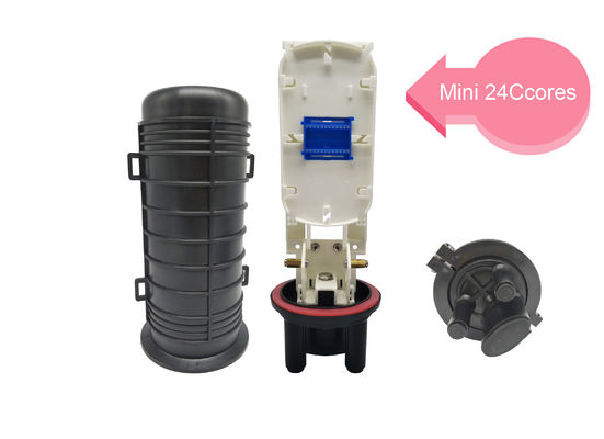 Beli 12 Core FTTH Penutupan Sambungan Serat Optik Kubah Adaptor SC Penutup Pemasangan Tiang PP pembuatan online