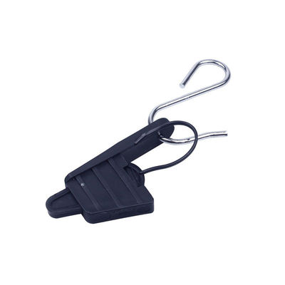 Beli ADSS FTTH Drop Cable Wire Suspension Clamp dengan Hook stainless steel untuk Gambar 8 kabel pembuatan online