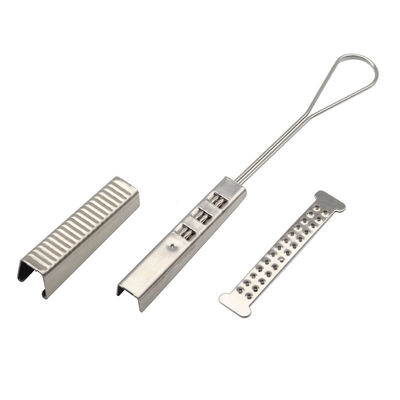 Beli Metal stainless steel drop wire clamp kabel instalasi kit untuk 2x5mm flat drop kabel pembuatan online