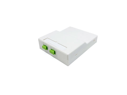 Beli 2 SC Kotak Terminasi Serat Optik Single/Multimode Untuk Jaringan Indoor FTTH pembuatan online