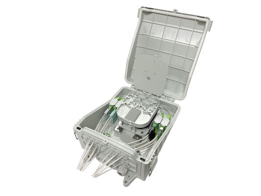Beli YINGDA Desain Baru Khusus 24 Port Fiber Splitter Box dengan Round Drop Cable Port Mini SC Adapter pembuatan online
