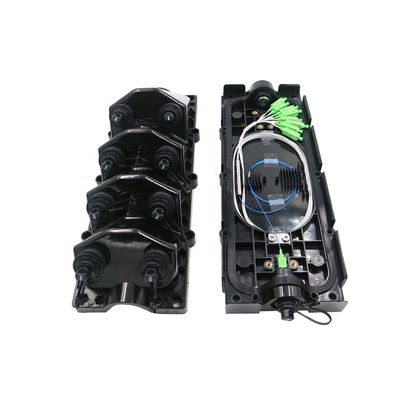 Beli 8 Port Black Fiber Optic Splitter Terminal Box Dengan Mini SC/Optitap/ODVA/ODC pembuatan online