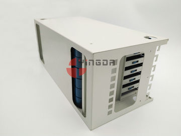 Beli Unit Manajemen Serat untuk 19 Inch 72 Port ODF 4U Metal White 1.2mm Dengan Baki pembuatan online
