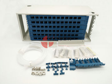Beli 72 Port Fiber Optic ODF Panel patch serat optik, Rack Mount Fiber Distribution Unit SC pembuatan online