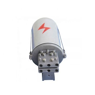 Beli Kotak gabungan logam paduan aluminium untuk 2 In 2 Out kabel port 48 inti tiang Aerial dipasang pembuatan online