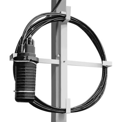Beli Rack penyimpanan kabel serat optik baja tahan karat di luar menara tiang dengan penutupan pembuatan online